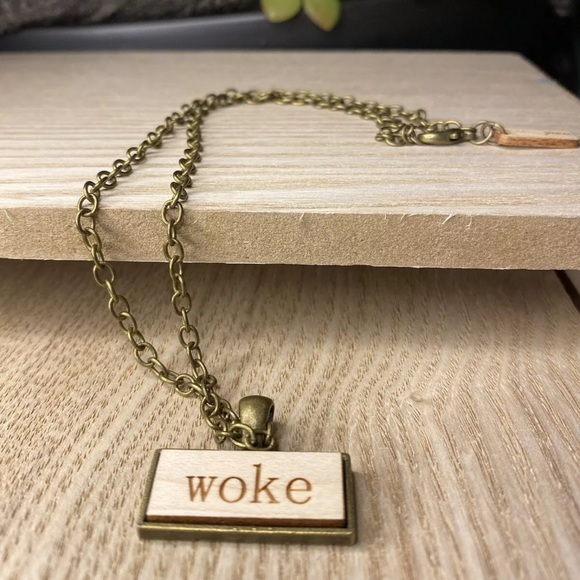 HANDMADE Necklace Artisan WOKE Wood Pendant BOHO Statement Organic Eco Friendly - Picture 3 of 4
